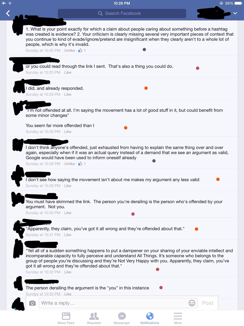 Illustration for article titled Don't Argue with Idiots on FB: A Lesson In 19 Screenshots